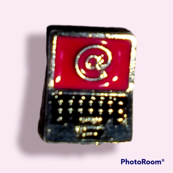 Computer Laptop Floating Charm - Picture 1 of 1